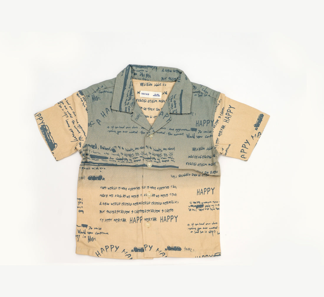 Boys Printed Shirt Shorts