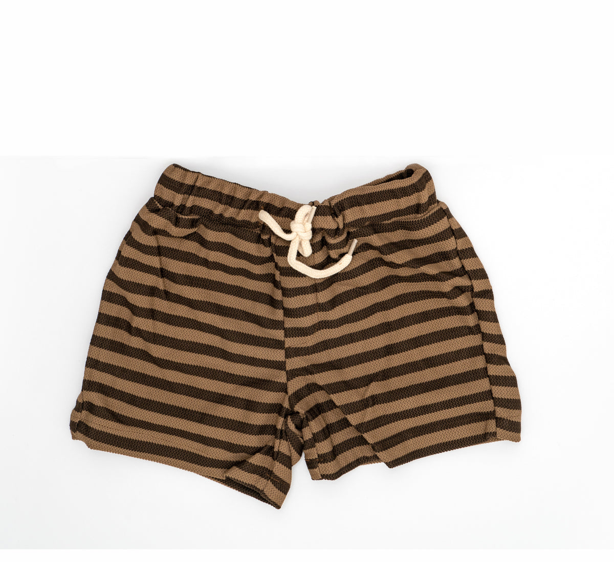 Lines Textured Shirt and Shorts Set