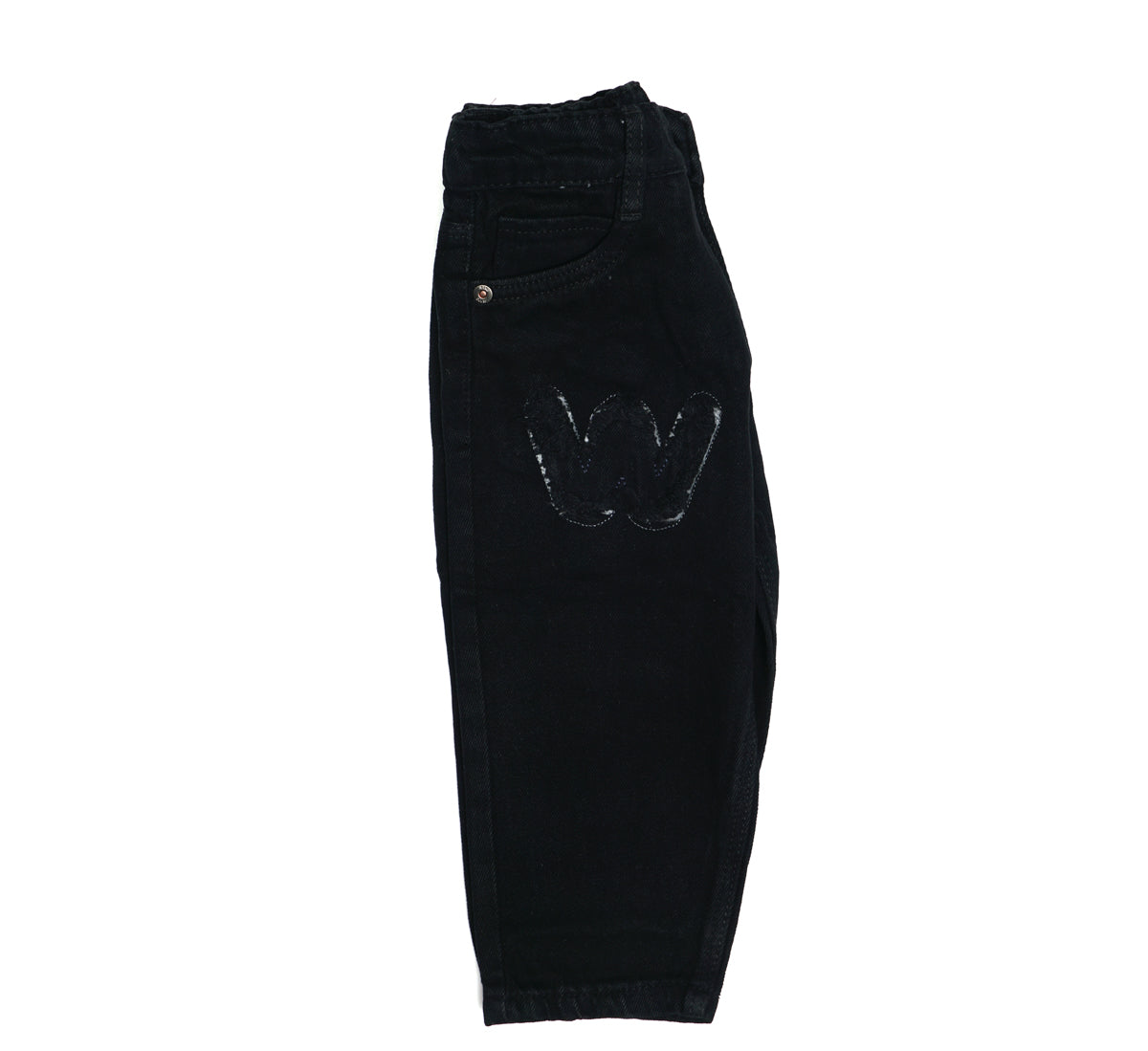 Embroidered Straight Fit Jeans