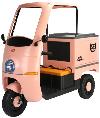 Smart Ride On- 3 Wheeler Electric Van (Pink)