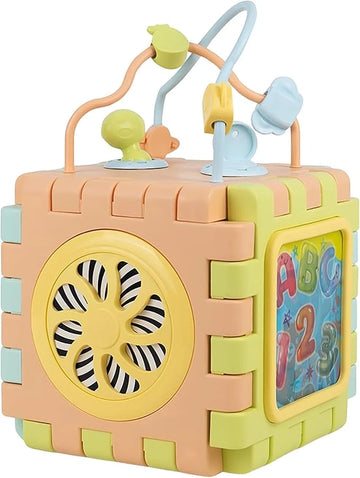 Dolu 2 in 1 Educational Cube and Puzzle