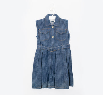 Girls denim-Belted
