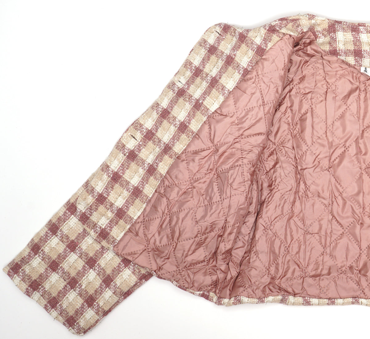 CHEQUERED TOP & SKIRT 3 PCS SET