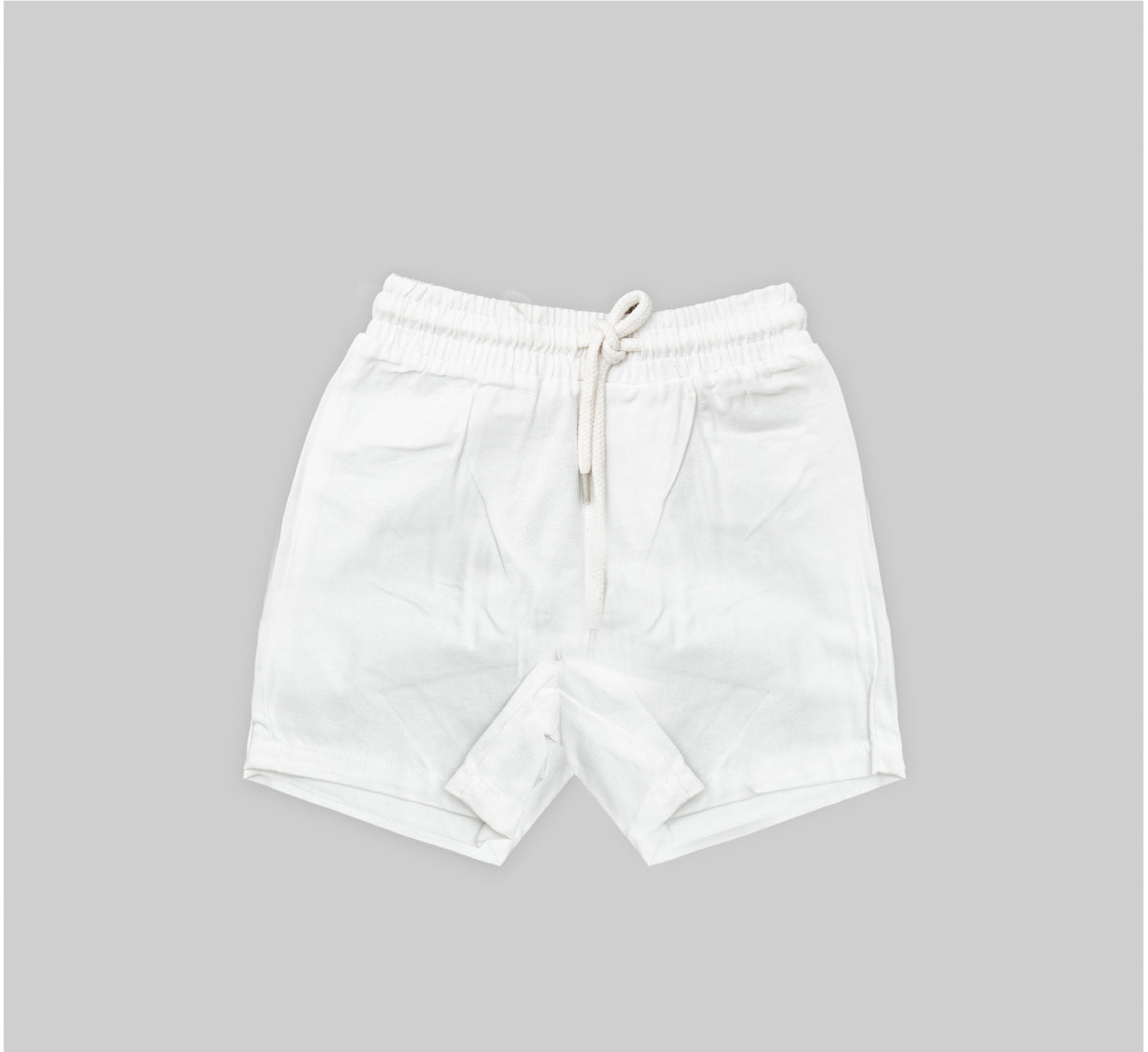 Textured Camp Collar Shirt and Shorts Set