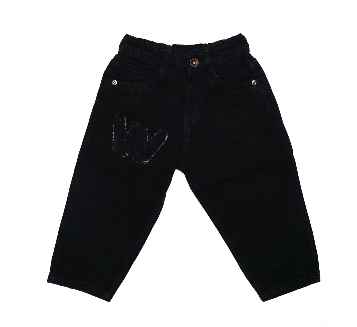 Embroidered Straight Fit Jeans